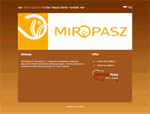Tablet Screenshot of miropasz.pl